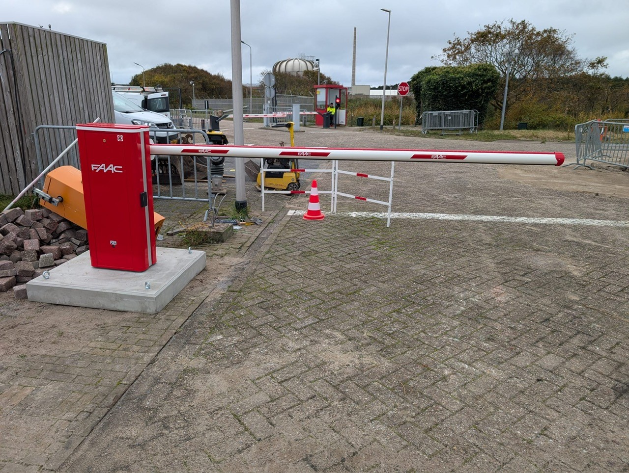 Mobiele slagboom Petten